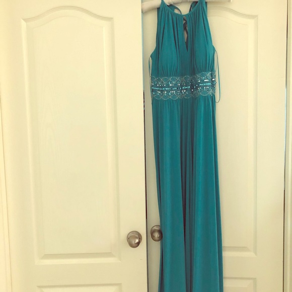 Evening/Prom Blue Gown - Picture 2 of 5
